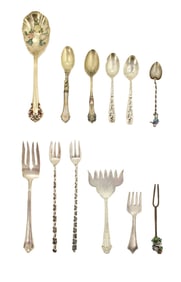 Assorted (12) Decorative Pieces of Sterling Silver - Gross 5.3 Ozt