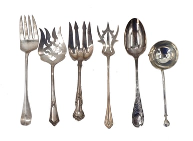 (6) Sterling Silver Utensils - 9.620 ozt.