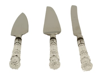 (3) Waterford Crystal Utensils