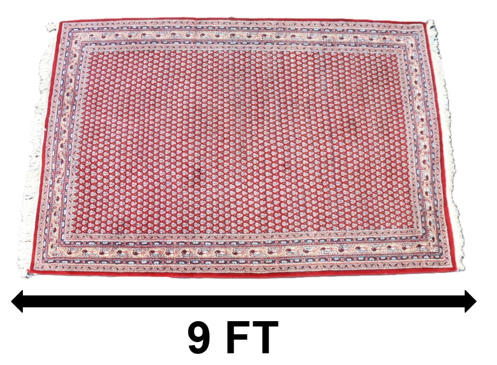 Grand Modern Persian Botemir Indian-Style Cotton Rug (1 of 11)