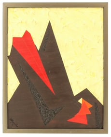 Willie Hamilton, Jr. (1938-2022) African American Abstract 1970's Painting