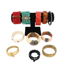 (11) Vintage Costume Bracelets