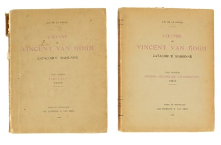 (2) Vincent Van Gogh (1853-1890) Catalogues from 1928, As Is