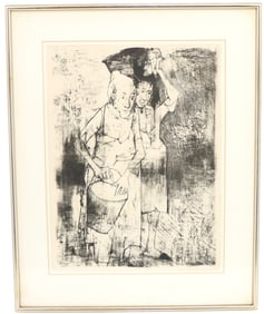 Jean Jansem (1920-2013) French, Illustration for Jehan Rictus Poem Book