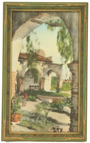 Vintage Hand Tinted Photograph