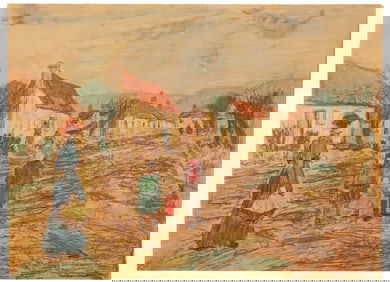 Mentor Huebner (1917–2001) American, Concept Art Illustration