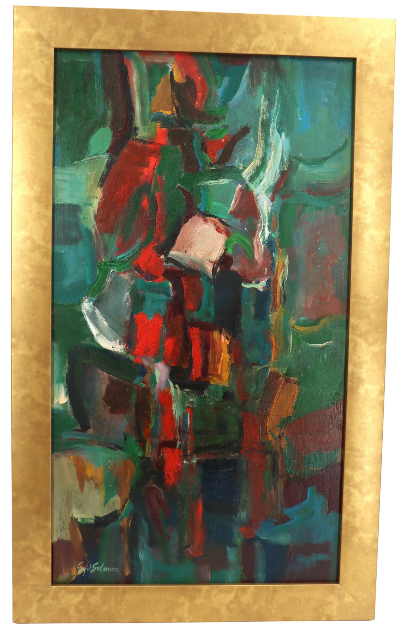 Syd Solomon (1917-2004) American, Abstract Oil on Masonite