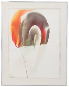 Paul Jenkins (1923-2001) American, Signed Watercolor