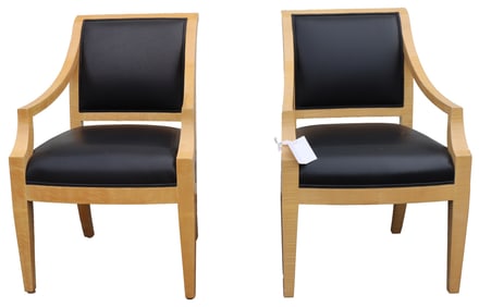 Sally S. Lewis (Born 1932) American, Pair of Essex Dining Armchairs for J. Robert Scott