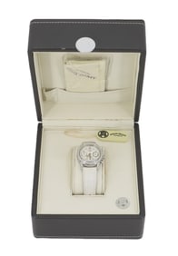 Armand Nicolet Diamond and Stainless Steel Watch