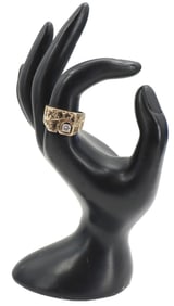 Marked 14k Gold and Diamond Ring -Gross 9.1 g.