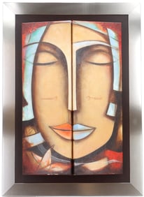 Juan Cotrino (Born 1968) Colombian/American, 3D Abstract Mixed Media on Canvas