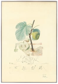 Salvador Dali (1904-1989) Spanish, Lithograph Les Fruits Fig Man