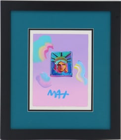 Peter Max (Born 1937) American, Mixed Media with Acrylic on Paper
