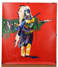 Malcolm Furlow (1946-2023) American, Signed and Numbered "Peacekeeper" Serigraph