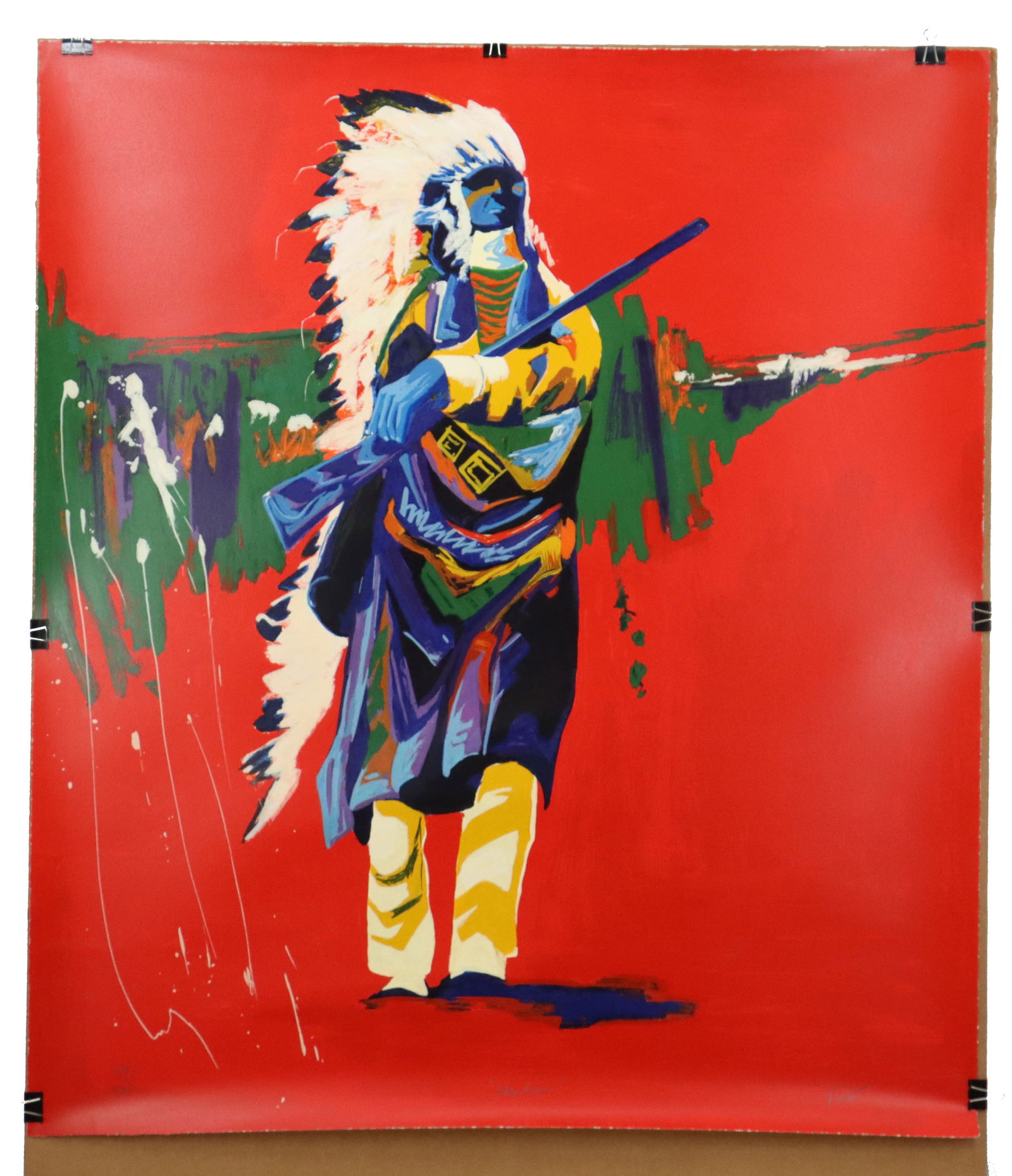 Malcolm Furlow (1946-2023) American, Signed and Numbered "Peacekeeper" Serigraph (1 of 14)