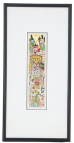 Charles Fazzino (Born 1955) American, "B-Way" Signed and Numbered 3D Serigraph