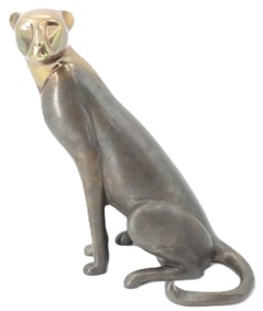 Loet Vanderveen (1921-2015) Dutch, Bronze Panther Sculpture