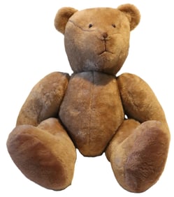 Vintage Large Articulating Wool Teddy Bear