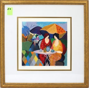 Itzchak Tarkay (1935-2012) Israeli, Signed and Numbered Serigraph