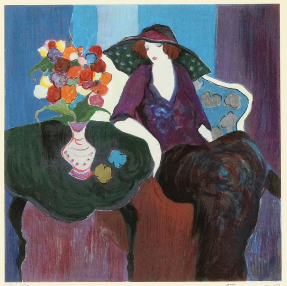 Itzchak Tarkay (1935-2012) Israeli, Signed and Numbered Serigraph (1 of 12)