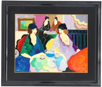 Itzchak Tarkay (1935-2012) Israeli, Numbered Printers Proof Serigraph