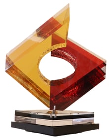 Michael George (20th/21st Century) American, Abstract Acrylic Sculpture