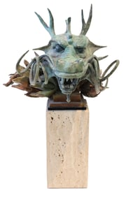 Theodore T. Gall (Born 1941) American Reticulating Dragon Sculpture
