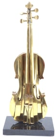 Arman Fernandez (1928-2005) French American, Bronze Violin Sculpture Pizzicato Omaggiola a Boccioni