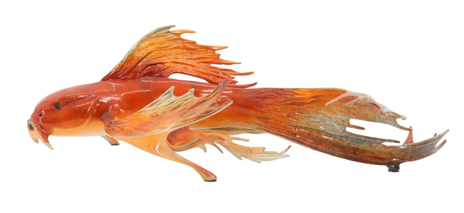 Tim Cotterill (Born 1950) English/American, Large Painted Bronze Fish Sculpture (1 of 17)