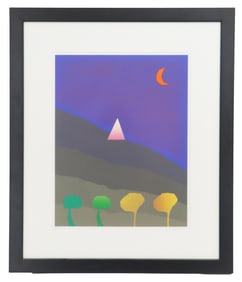 Arthur Secunda (1927-2022) American, Abstract Numbered and Signed Screen Print