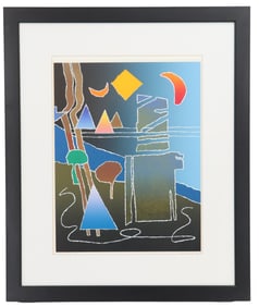 Arthur Secunda (1927-2022) American, Abstract Numbered and Signed Serigraph