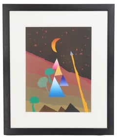 Arthur Secunda (1927-2022) American, Abstract Numbered and Signed Screen Print