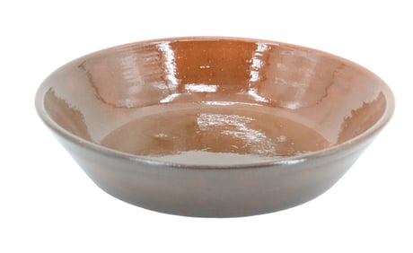 Ben Owen Sr. (1904-1983) American, Stamped Glazed Pottery Dish