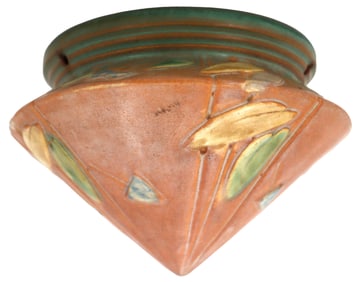 Roseville Pottery Vintage 1928 Art Deco Futura Hanging Planter