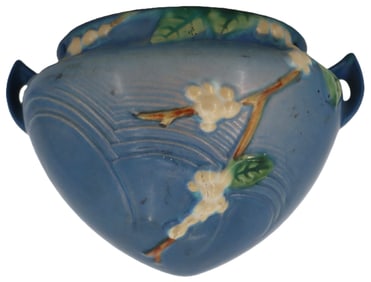 Roseville Pottery Snowberry Hanging Planter Basket
