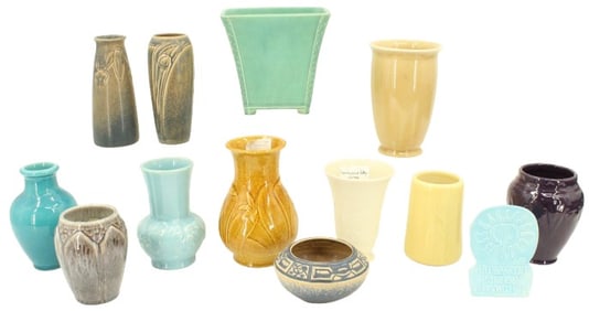 (13) Rookwood Pottery Ceramic Pieces