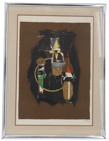 Johnny Friedlaender (1912-1992) German, Limited Edition Abstract Lithograph