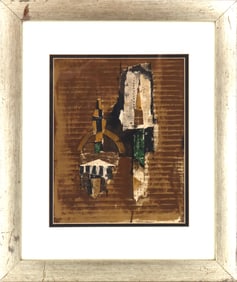 Johnny Friedlaender (1912-1992) German/French, Framed Abstract Lithograph