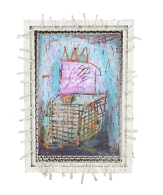 Brian Haverlock (20th/21st Century) American, Mixed Media Assemblage Folk Art