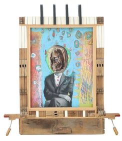 Brian Haverlock (20th/21st Century) American, Mixed Media Assemblage Folk Art