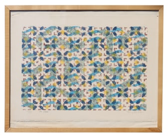 Tony Robbin (Born 1943) American, Geometric Abstract Limited Edition on Arches Paper
