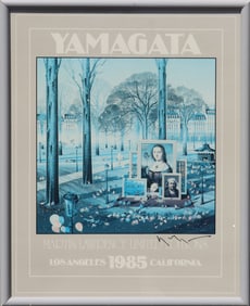 Signed Hiro Yamagata 1985 Limited Edition Poster Print