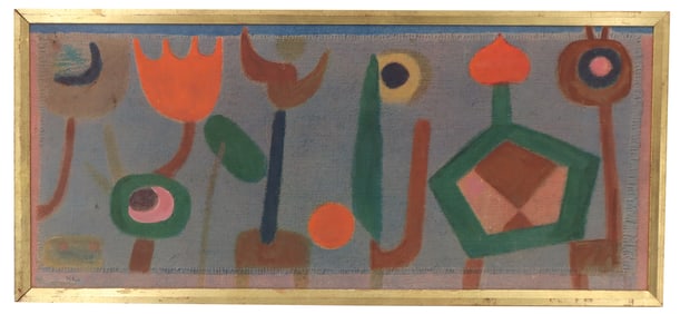 Paul Klee (1879-1940) Circa 1940 "Twilight Flowers" Signed Lithograph