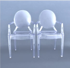 Pair of Louis Ghost Chairs by Kartell