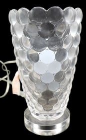 Mid Century Modern Style Glass Vase Lamp