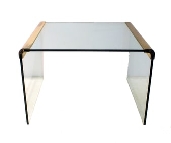 Pace Collection Mid Century Modern Glass Table