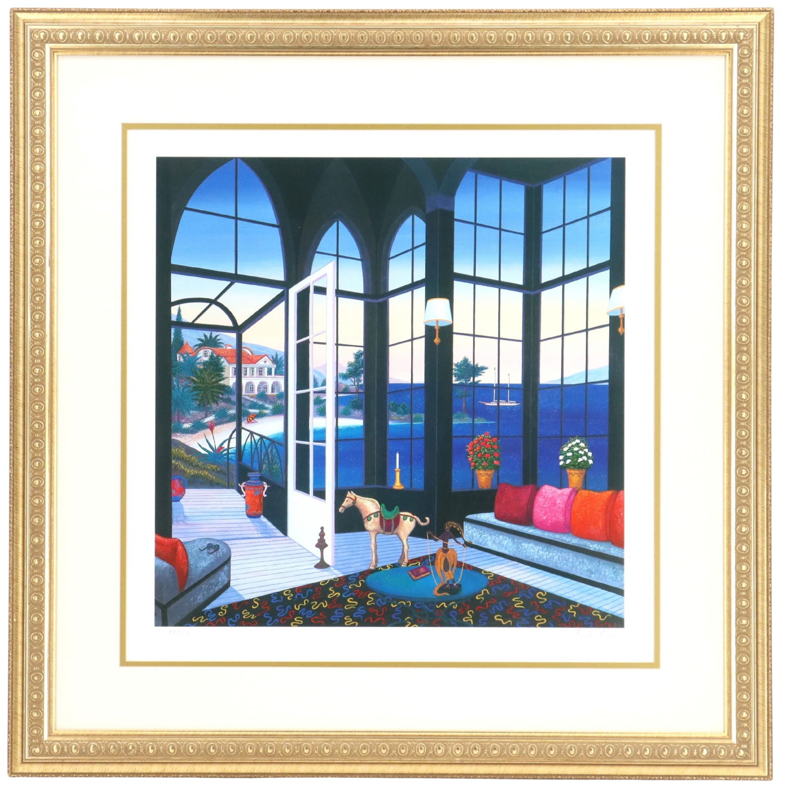 "Fanch" Ledan (Born 1949) French/American, Signed Printers Proof Serigraph (1 of 9)