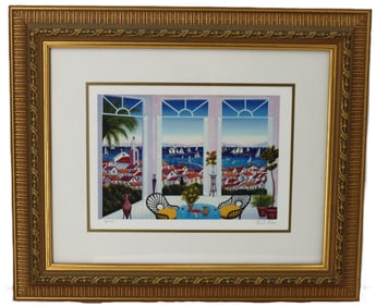 Francois "Fanch" Ledan (Born 1949) French/American, Signed and Numbered Serigraph