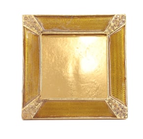 Jay Strongwater (Born 1960) American, Small Gilt Metal Tray or Picture Frame